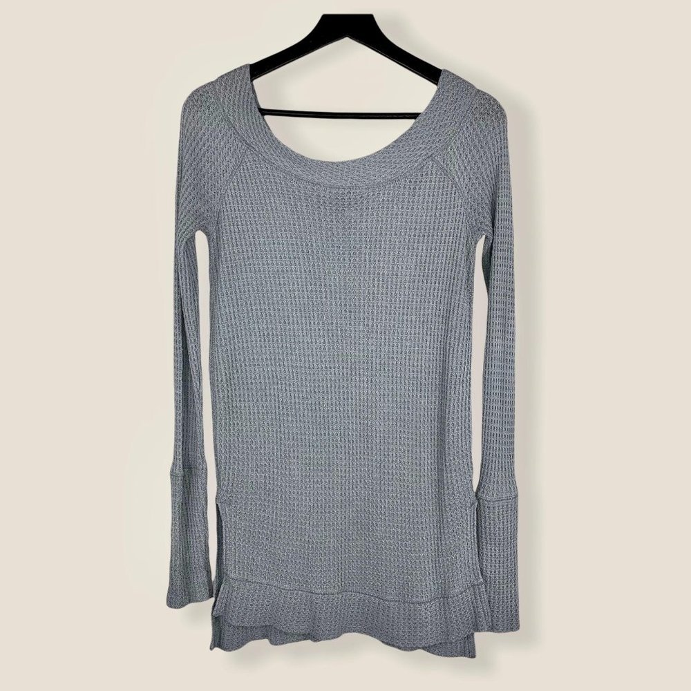 We The Free Waffle Knit Long Sleeve Top